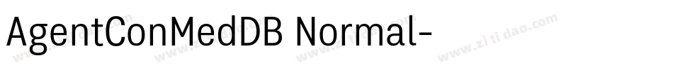 AgentConMedDB Normal字体转换